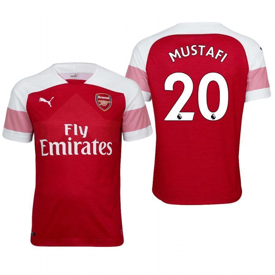 Shkodran Mustafi Arsenal Home Jersey 2018/19