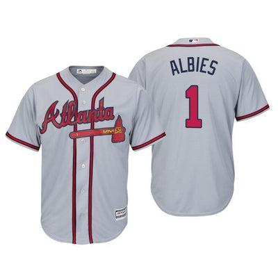 Ozzie Albies Atlanta Braves 2019 Baseball Player Jersey