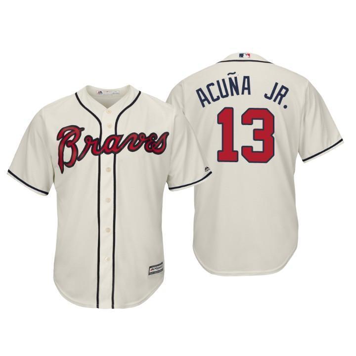 Ronald Acuna Jr Atlanta Braves 2019 Baseball Player Jersey