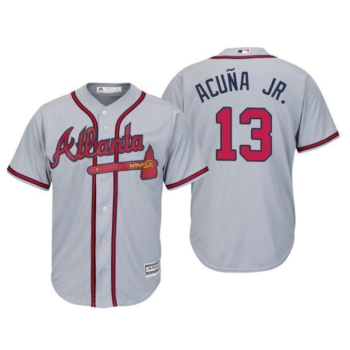 Ronald Acuna Jr Atlanta Braves 2019 Baseball Player Jersey