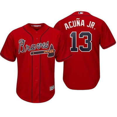 Ronald Acuna Jr Atlanta Braves 2019 Baseball Player Jersey