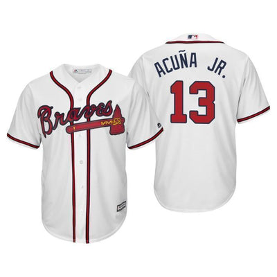 Ronald Acuna Jr Atlanta Braves 2019 Baseball Player Jersey