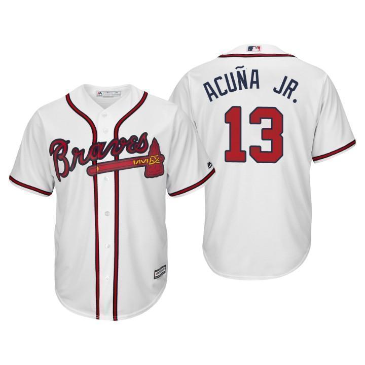 Ronald Acuna Jr Atlanta Braves 2019 Baseball Player Jersey