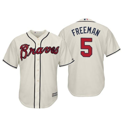 Freddie Freeman Atlanta Braves 2019 Baseball Player Jersey