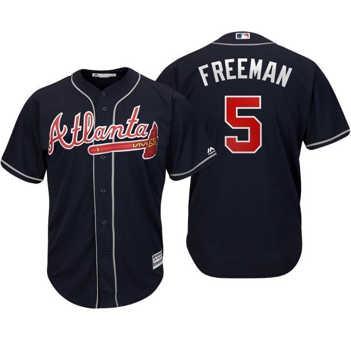 Freddie Freeman Atlanta Braves 2019 Baseball Player Jersey