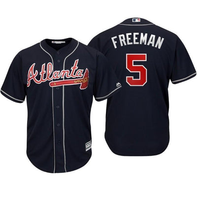 Freddie Freeman Atlanta Braves 2019 Baseball Player Jersey