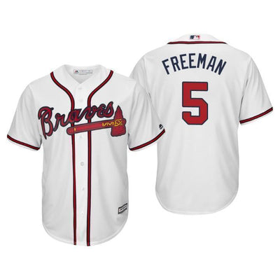 Freddie Freeman Atlanta Braves 2019 Baseball Player Jersey