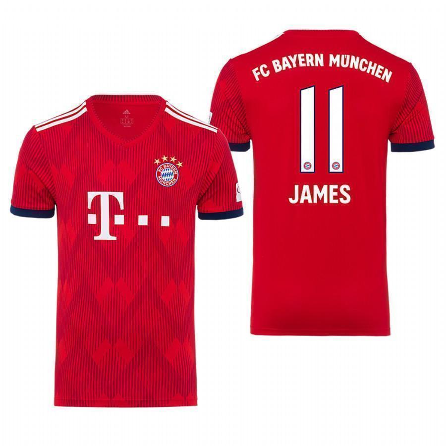 James Rodriguez Bayern Munich Home Jersey 2018/19