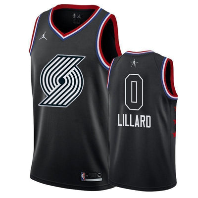 Portland Trail Blazers #0 Damian Lillard 2019 ALL STAR Swingman Jersey