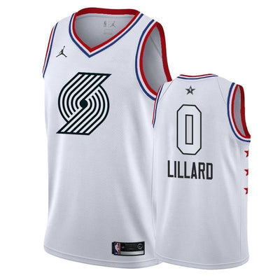 Portland Trail Blazers #0 Damian Lillard 2019 ALL STAR Swingman Jersey