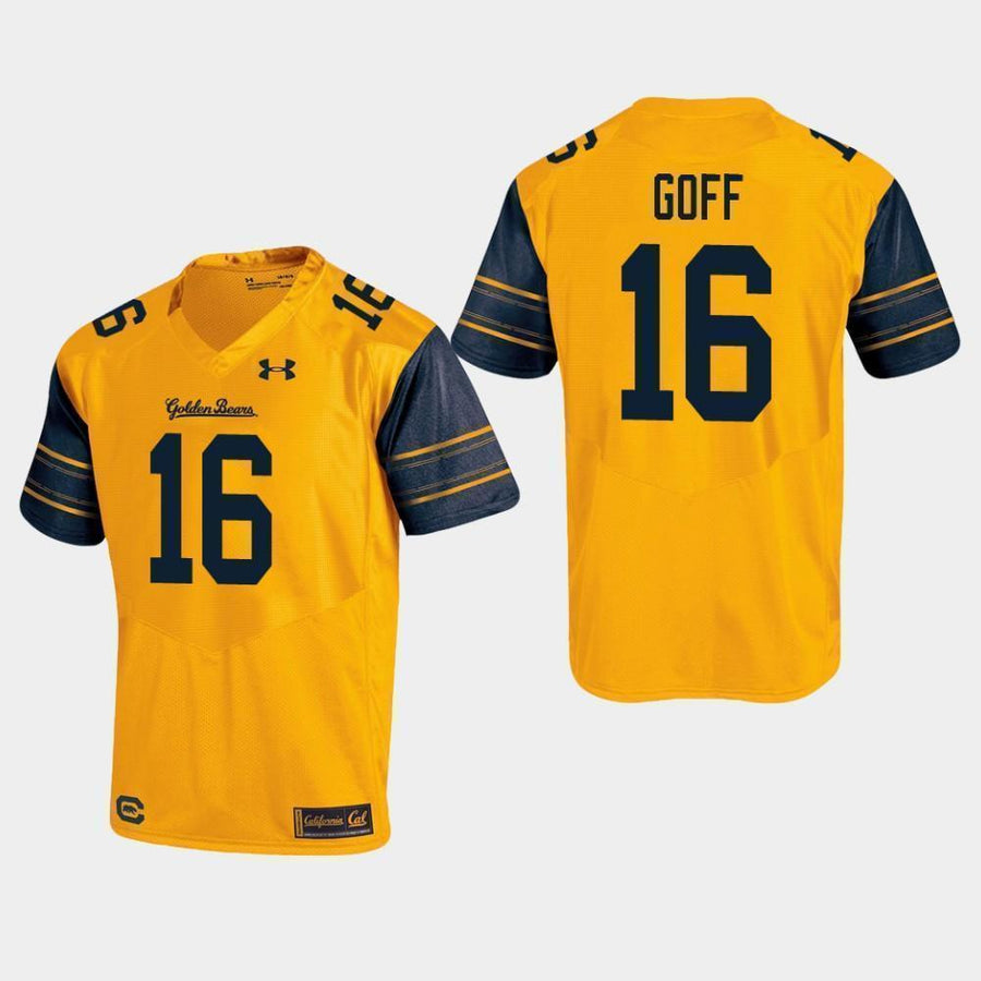 Jared Goff Cal Golden Bears Football Jersey - Gold