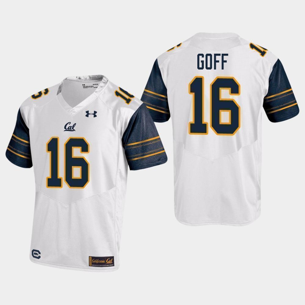 Jared Goff Cal Golden Bears Football Jersey - White