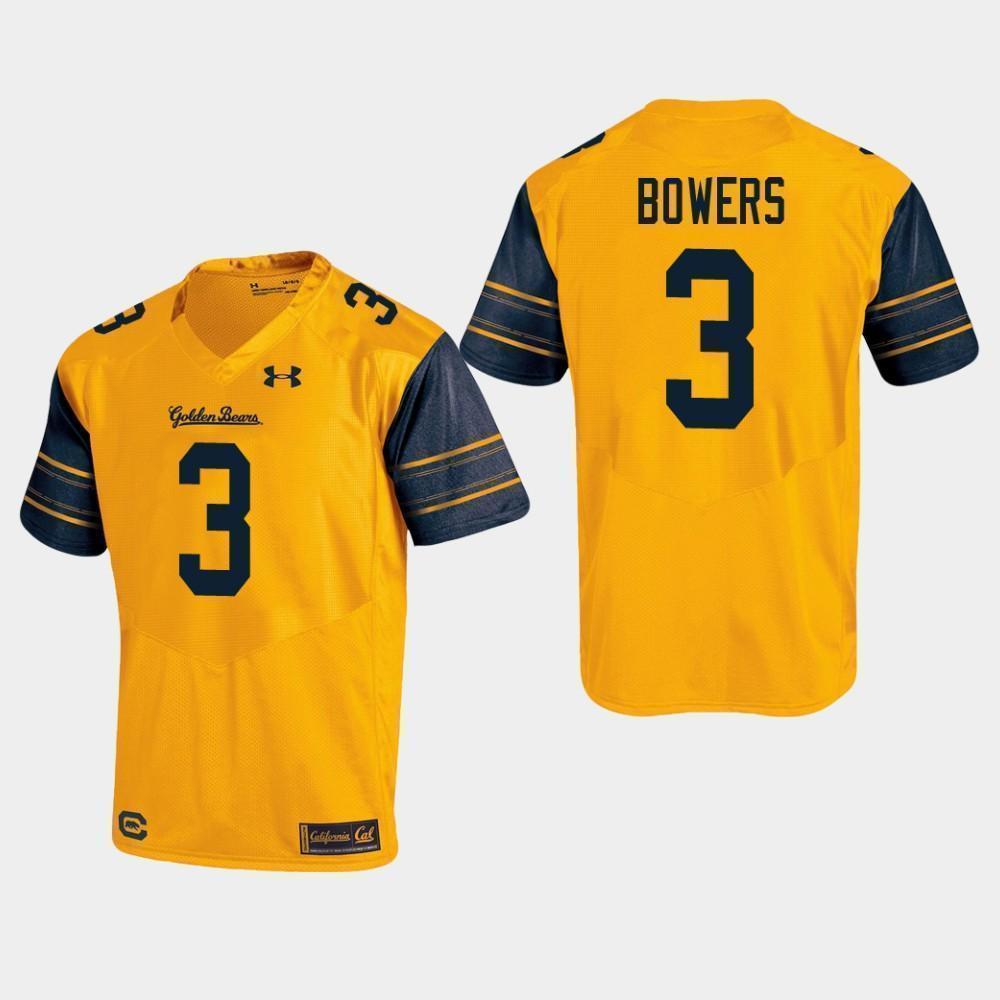 Ross Bowers Cal Golden Bears Football Jersey - Gold