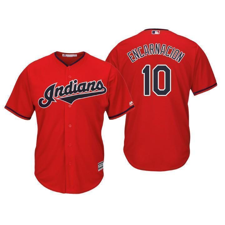 Edwin Encarnacion Cleveland Indians 2019 Baseball Player Jersey