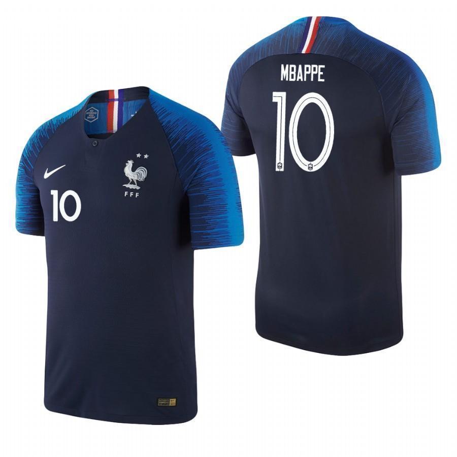Kylian Mbappe France Home Jersey World Cup 2018