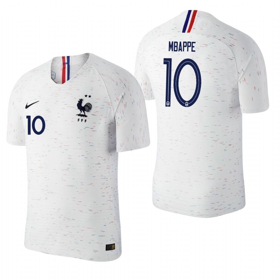 Kylian Mbappe France Away Jersey World Cup 2018