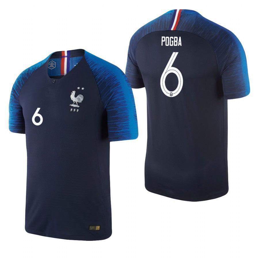 Paul Pogba France Home Jersey World Cup 2018