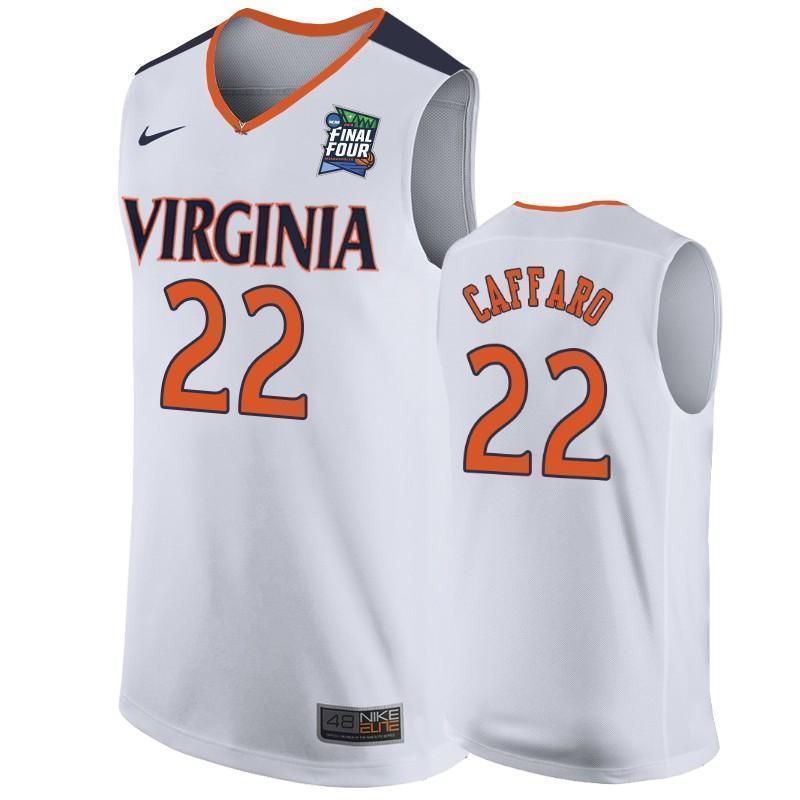 Francisco Caffaro Virginia Cavaliers 2019 Final Four Basketball Jersey - White