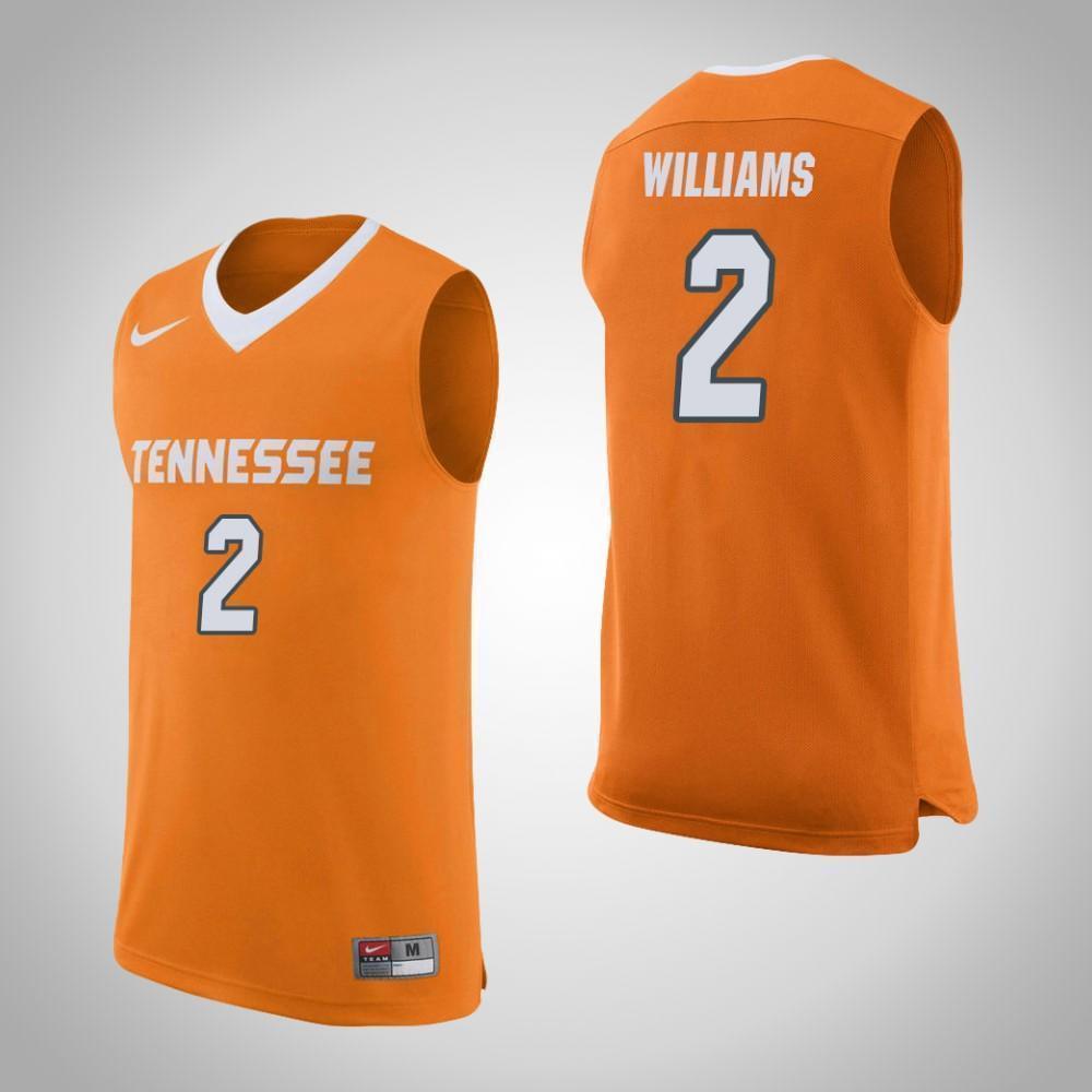 Grant Williams Tennessee Volunteers Basketball Jersey-Orange