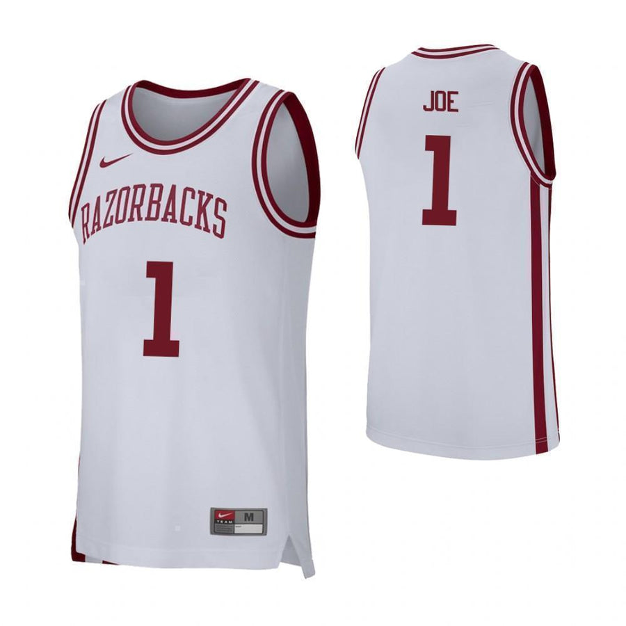 Isaiah Joe Arkansas Razorbacks Basketball Jersey - White