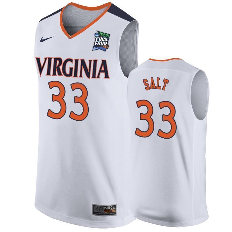 Jack Salt Virginia Cavaliers 2019 Final Four Basketball Jersey - White