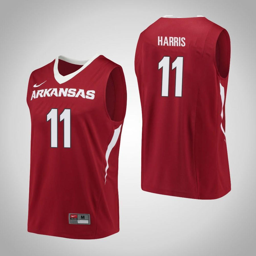Jalen Harris Arkansas Razorbacks Basketball Jersey - Red