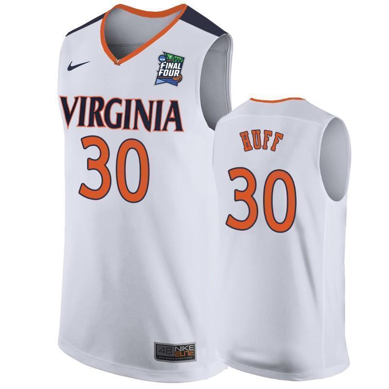 Jay Huff Virginia Cavaliers 2019 Final Four Basketball Jersey - White