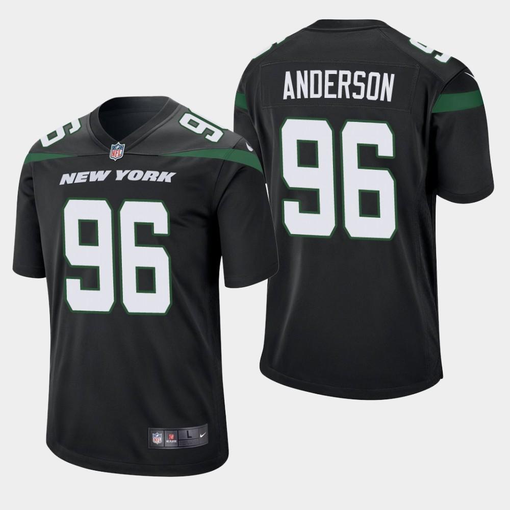 Henry Anderson New York Jets 2019 Game Jersey - Black