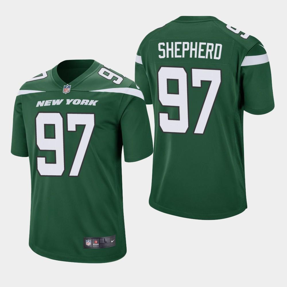 Nathan Shepherd New York Jets 2019 Game Jersey - Green