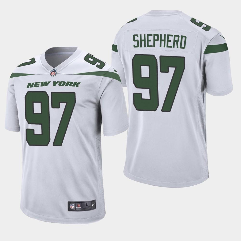 Nathan Shepherd New York Jets 2019 Game Jersey - White