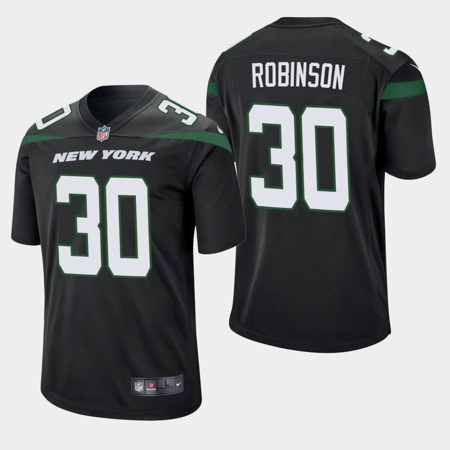 Rashard Robinson New York Jets 2019 Game Jersey - Black