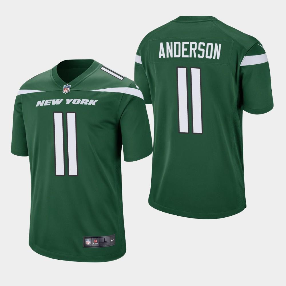 Robby Anderson New York Jets 2019 Game Jersey - Green