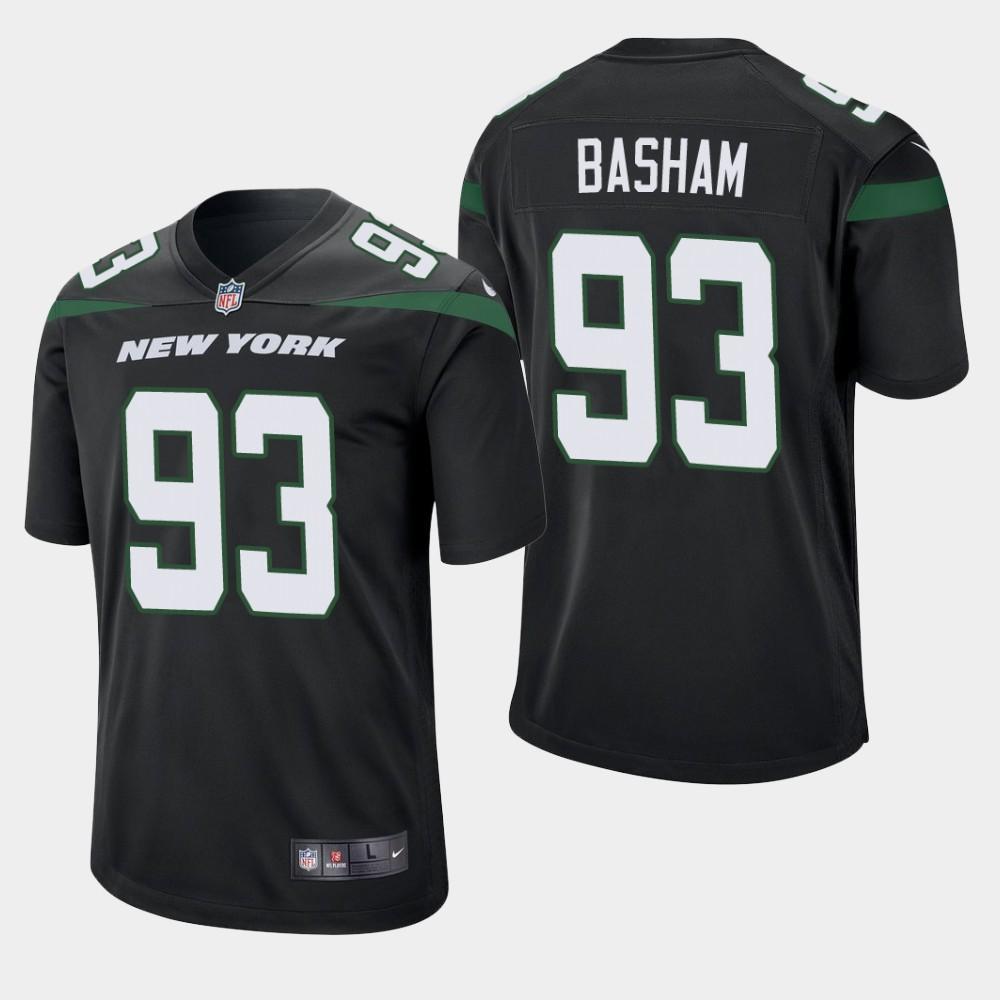 Tarell Basham New York Jets 2019 Game Jersey - Black
