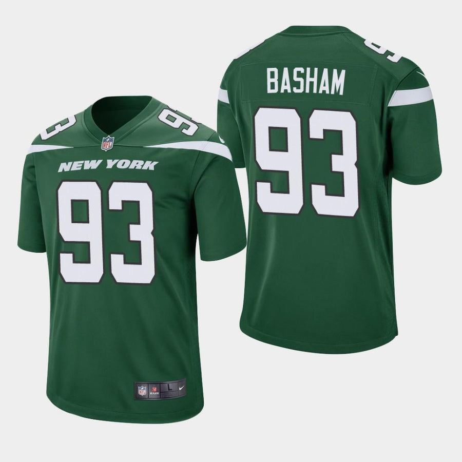 Tarell Basham New York Jets 2019 Game Jersey - Green