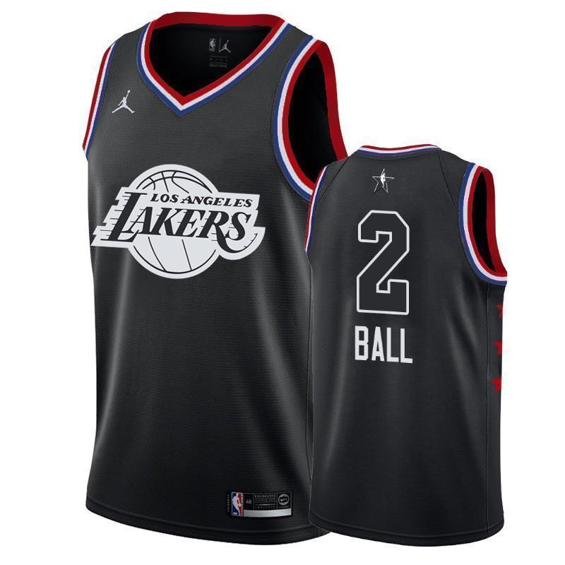 Los Angeles Lakers #2 Lonzo Ball 2019 ALL STAR Swingman Jersey