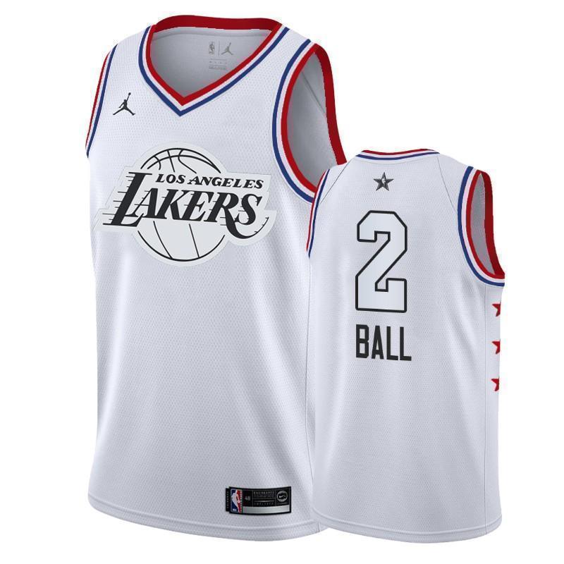Los Angeles Lakers #2 Lonzo Ball 2019 ALL STAR Swingman Jersey