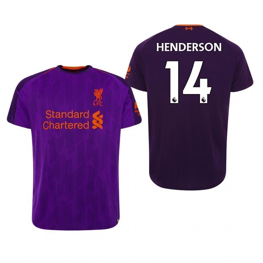 Jordan Henderson Liverpool  Away Jersey 2018/19