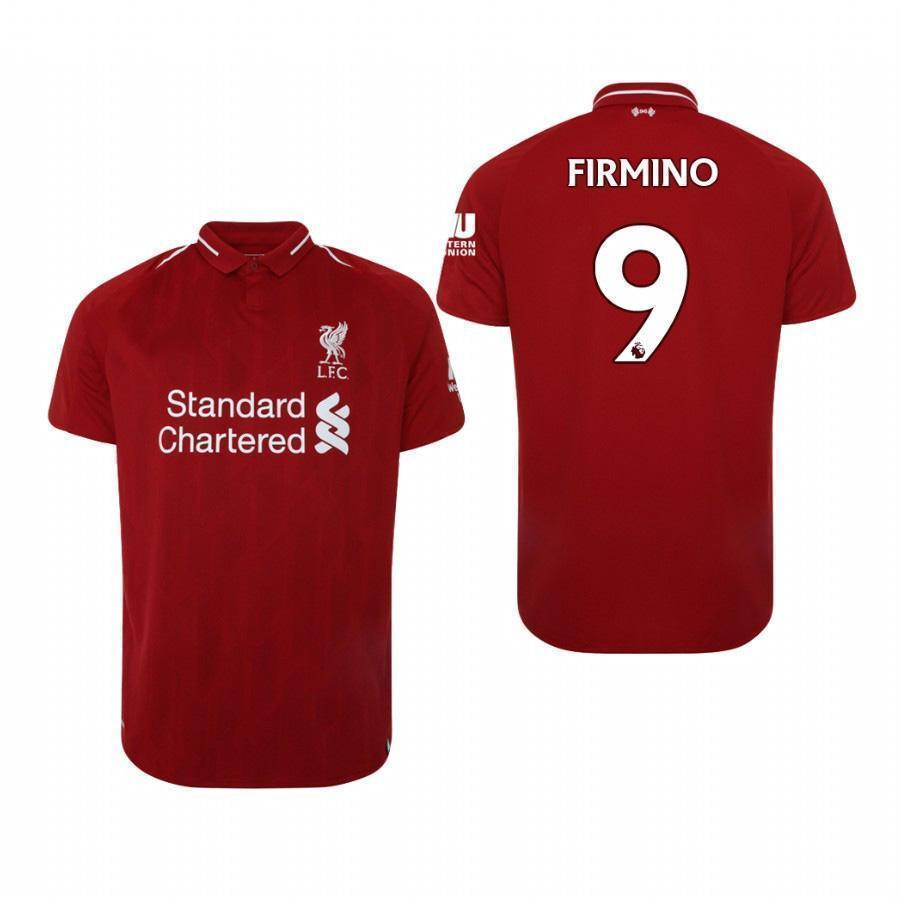 Roberto Firmino Liverpool Home Jersey 2018/19