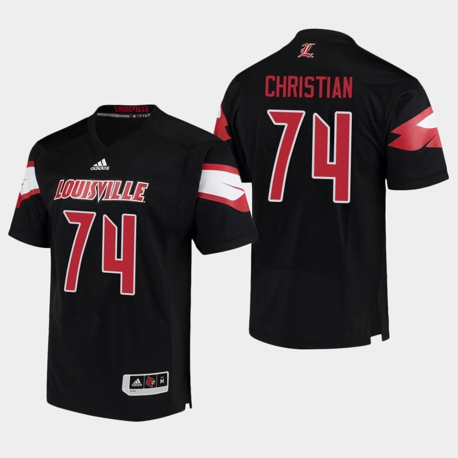 Geron Christian Louisville Cardinals Football Jersey - Black