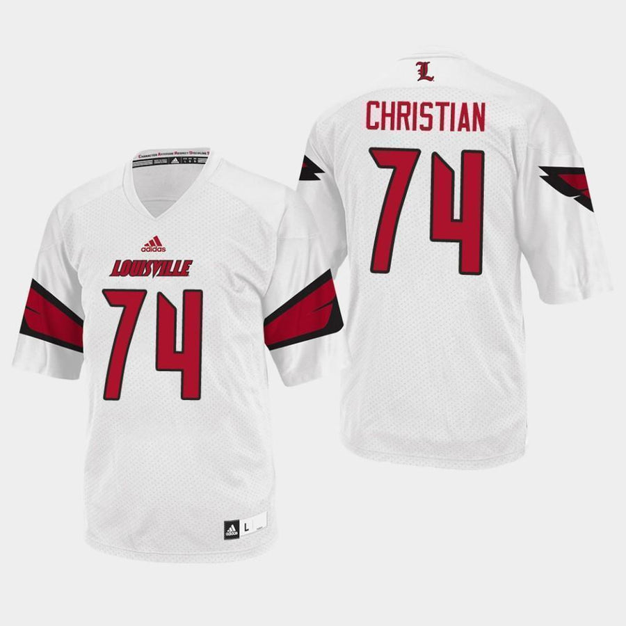 Geron Christian Louisville Cardinals Football Jersey - White
