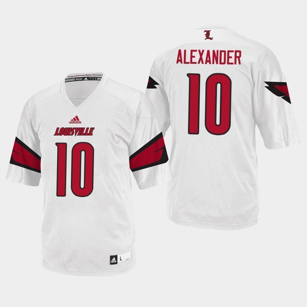 Jaire Alexander Louisville Cardinals Football Jersey - White