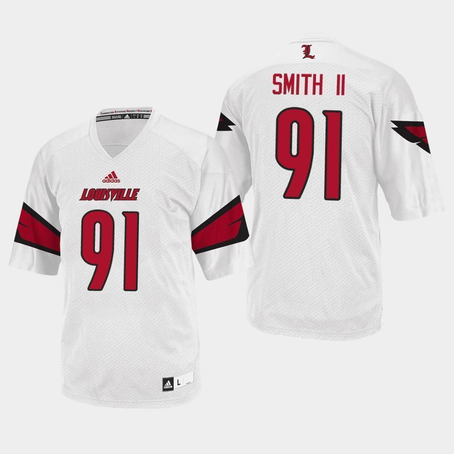 Marcus Smith II Louisville Cardinals Football Jersey - White