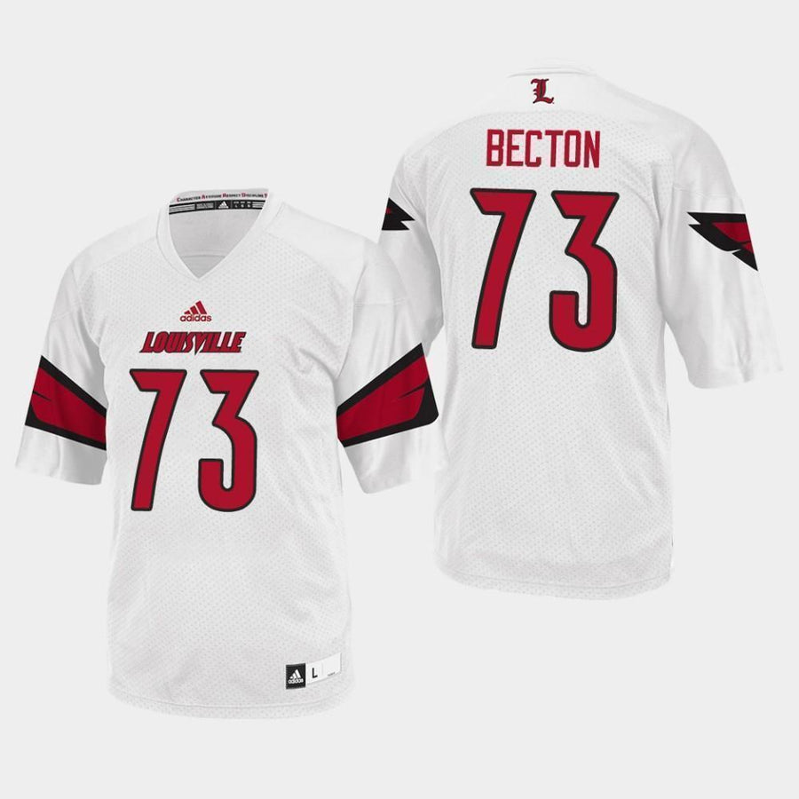 Mekhi Becton Louisville Cardinals Football Jersey - White