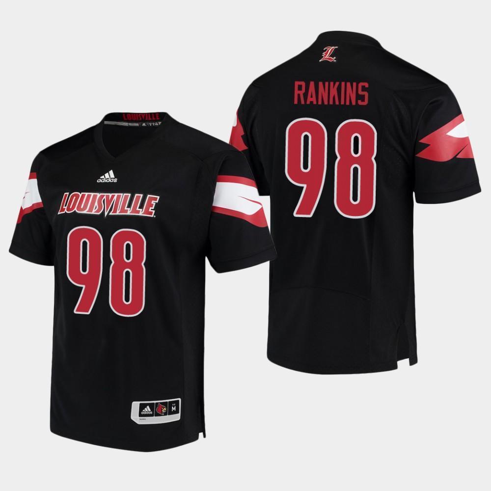 Sheldon Rankins Louisville Cardinals Football Jersey - Black