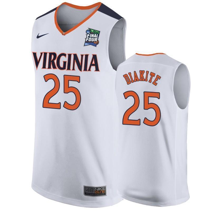 Mamadi Diakite Virginia Cavaliers 2019 Final Four Basketball Jersey - White