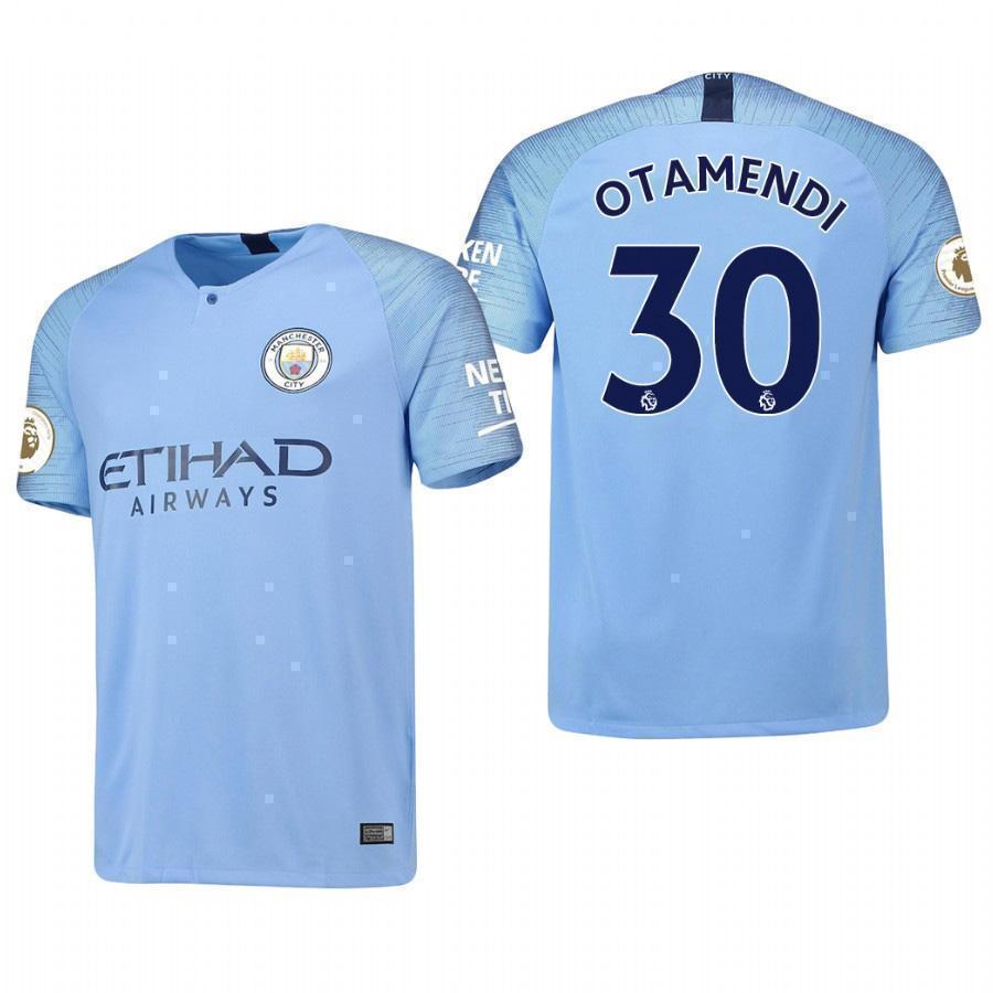 Nicolas Otamendi Manchester City Home Jersey 2018/19