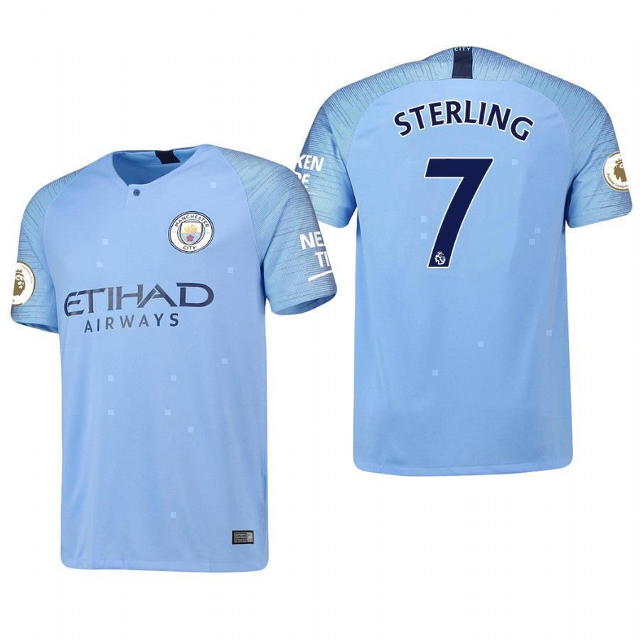 Raheem Sterling Manchester City Home Jersey 2018/19