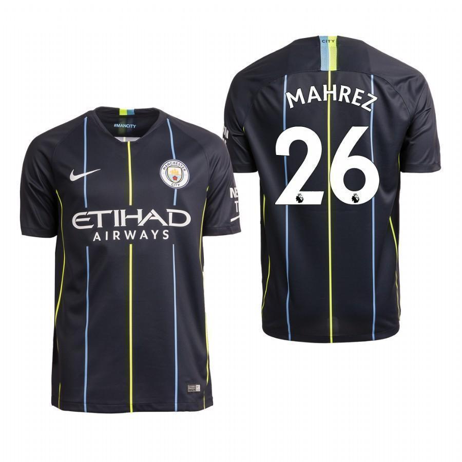 Riyad Mahrez Manchester City Away Jersey 2018/19