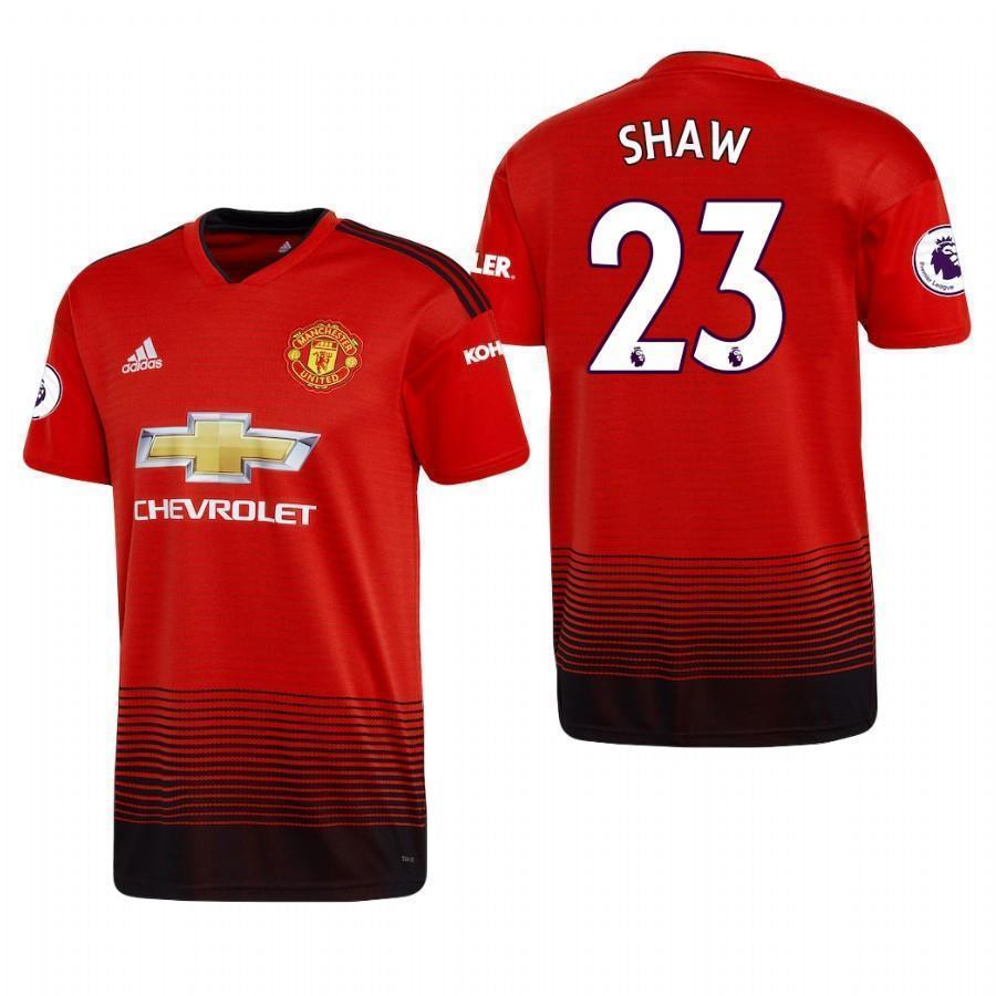 Luke Shaw Manchester United 2018/19 Home Jersey