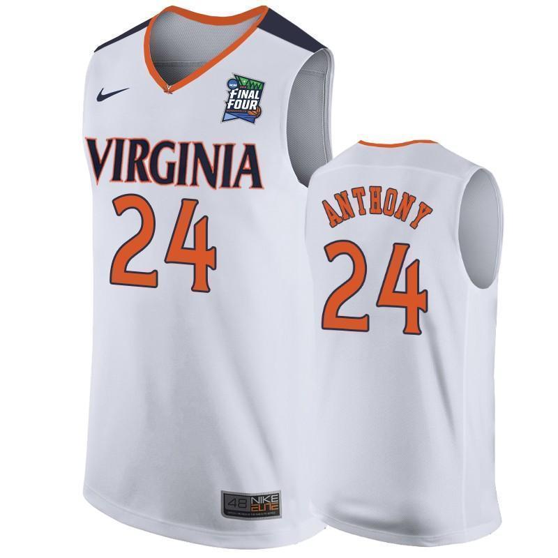 Marco Anthony Virginia Cavaliers 2019 Final Four Basketball Jersey - White